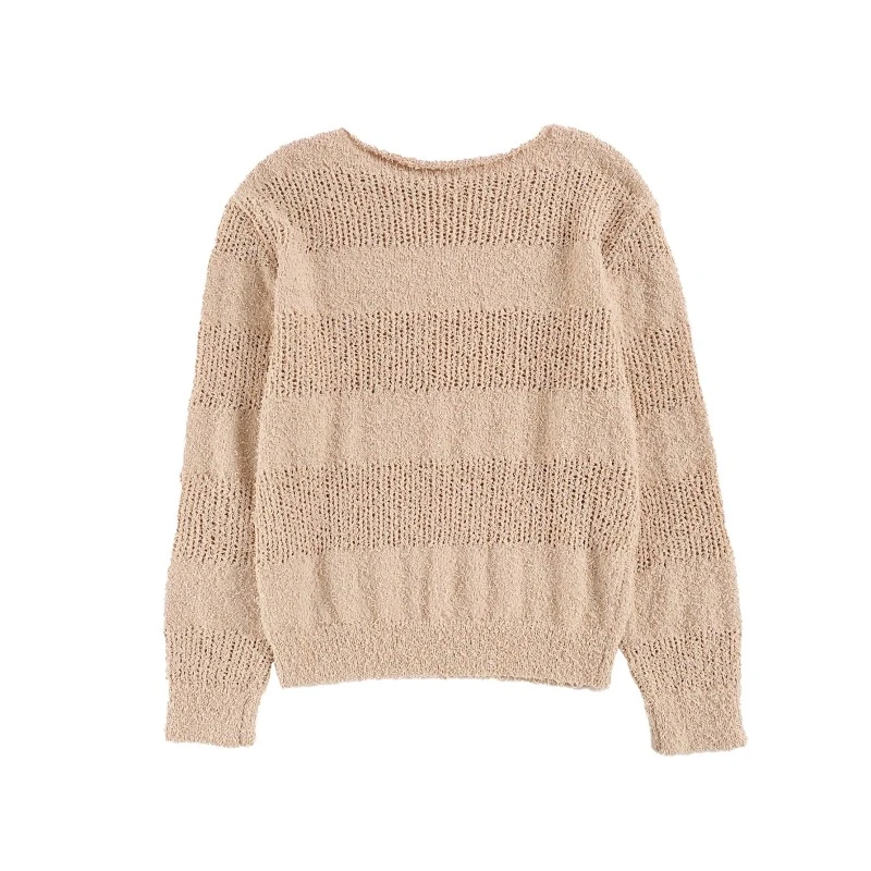 เสื้อสเวตเตอร์ผ้าวูล - เสื้อสเวตเตอร์ผ้าวูลคอกลมสีน้ำเงินกรมท่า เสื้อสเวตเตอร์อุ่นแค่ไหน