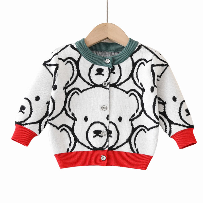 CARTOON Bear Long Sweater Sweater Children