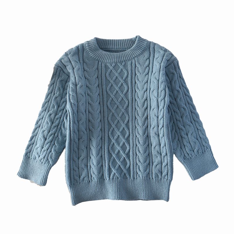 Jacquard Crewneck ถักเสื้อกันหนาว