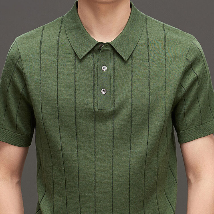 เสื้อยืดแขนสั้นลายโปโล